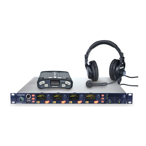 Clear-Com HelixNet Partyline User manual