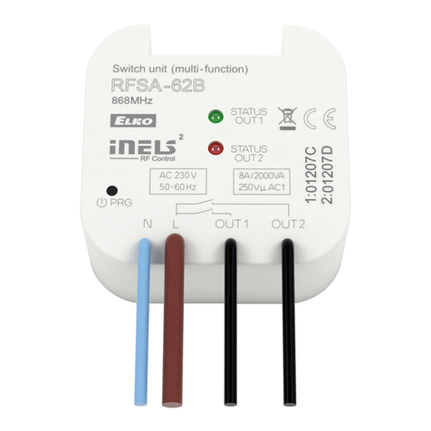 Elko RFSA-62B User manual