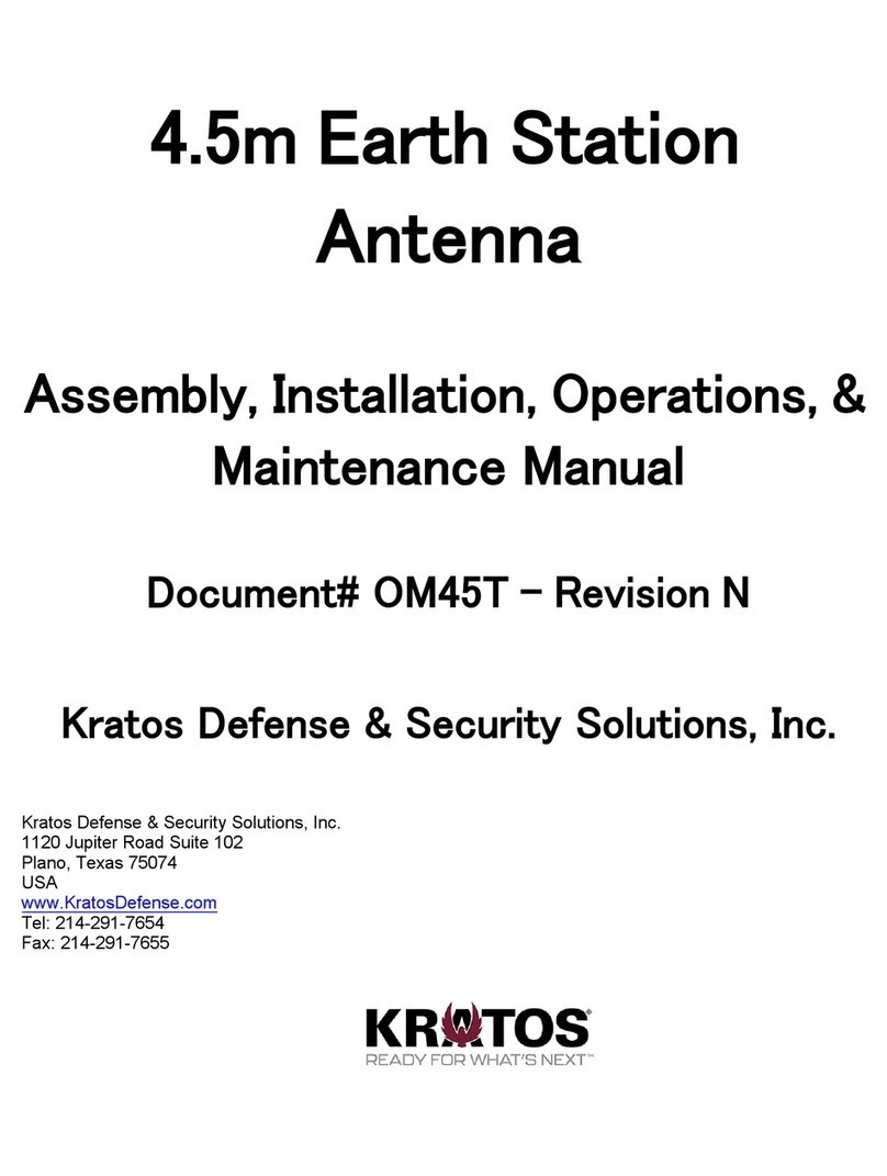KRATOS ES45T-HW-1 ASSEMBLY, INSTALLATION, OPERATION & MAINTENANCE MANUAL
