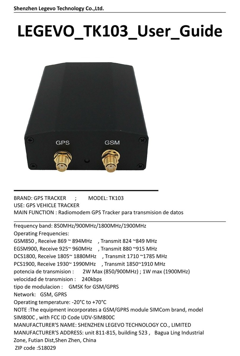 LEGEVO TK103 user guide
