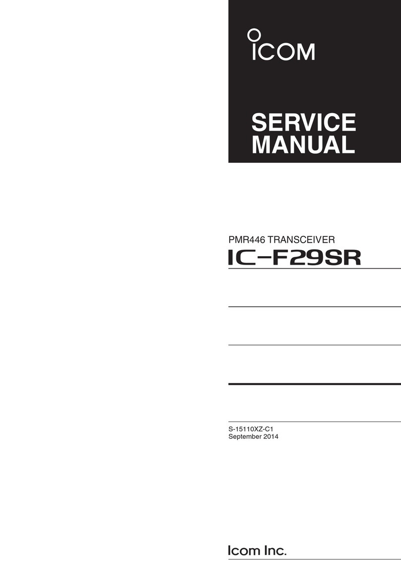 Icom IC-F29SR User manual