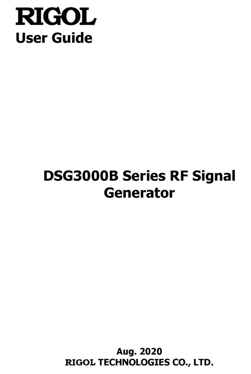 Rigol DSG3000B Series user guide