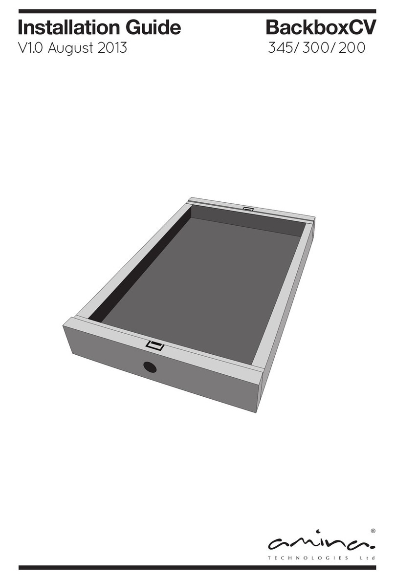 Amina BackboxCV 345 installation guide