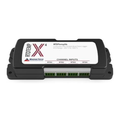 MadgeTech RTDTempX Series Specification sheet