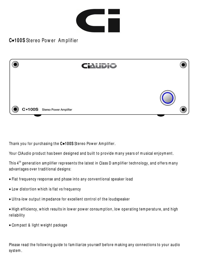 ci C-100S User manual