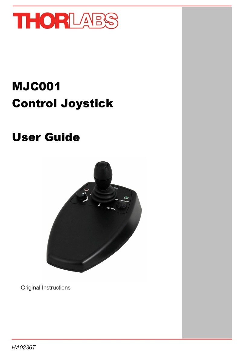 THORLABS MJC001 User manual