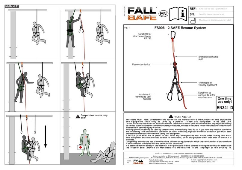 FALL SAFE FS906 User manual