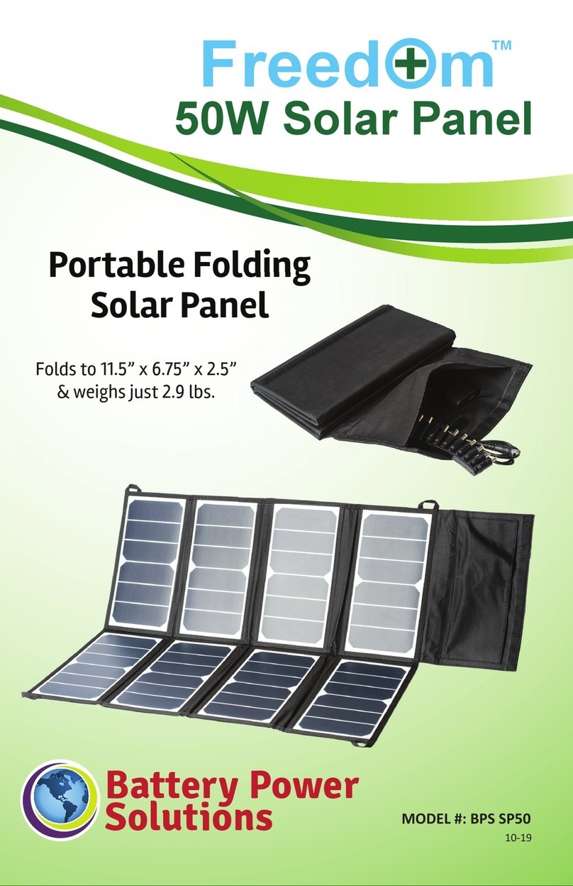 Battery Power Solutions Freedom BPS SP50 User manual