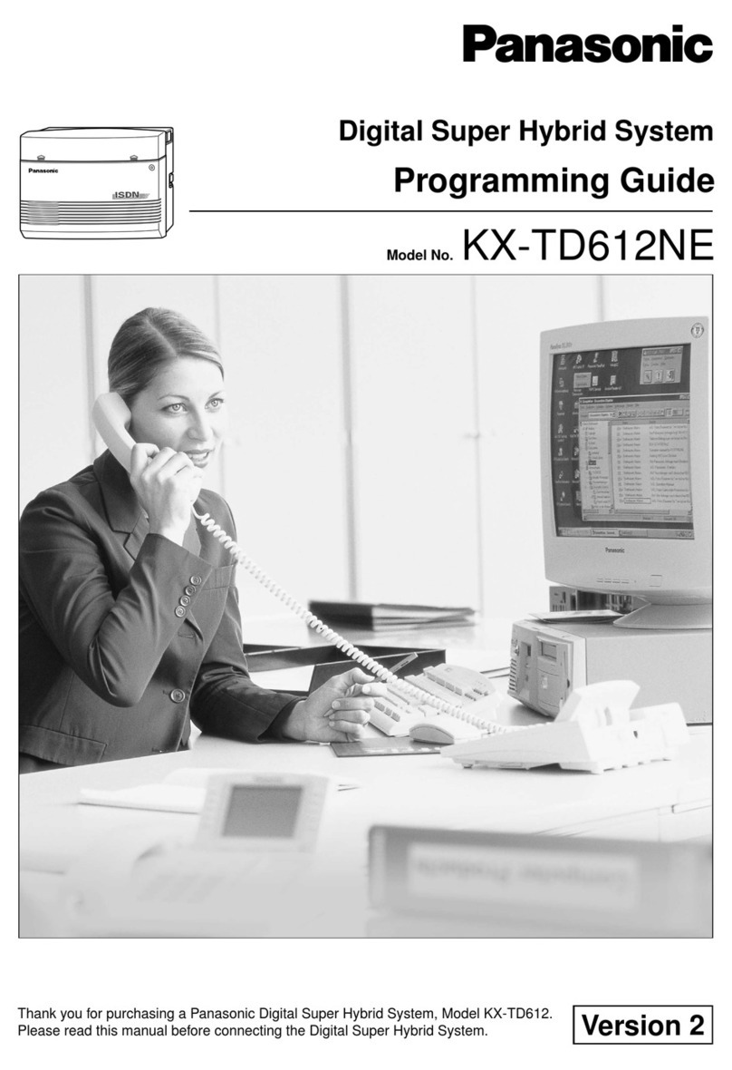Panasonic KX-TD612NE Operating instructions