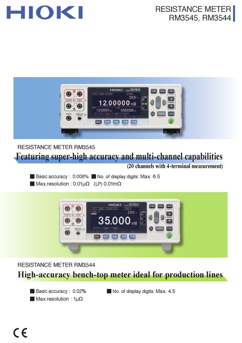 Hioki RM3545 manual