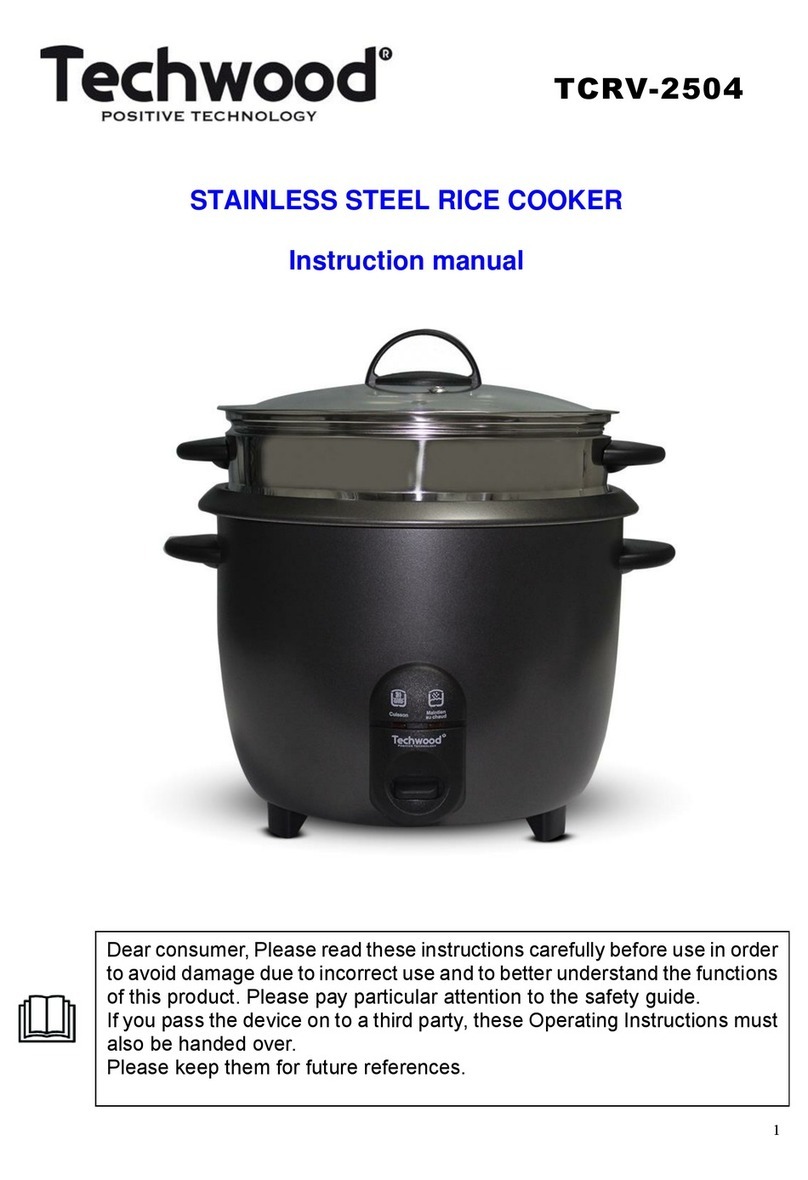 TECHWOOD TCRV-2504 User manual