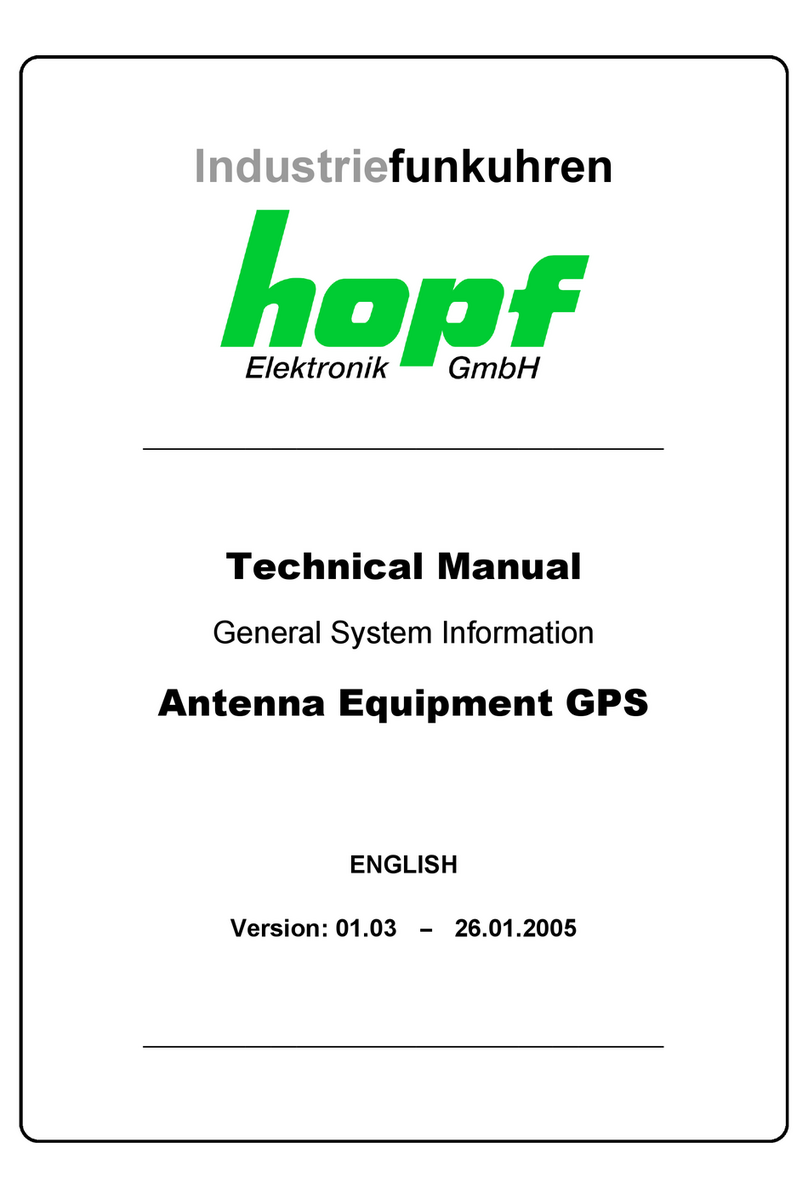 hopf 4490G10 Technical manual