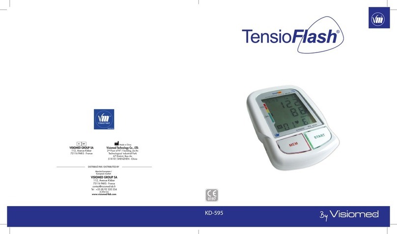 VISIOMED TensioFlash KD-595 User manual
