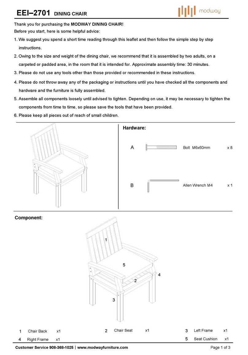 modway EEI-2701 User manual