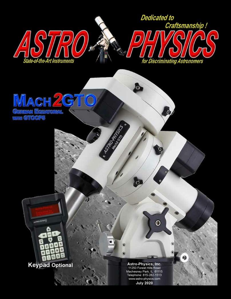 ASTRO-PHYSICS Mach2GTO User manual