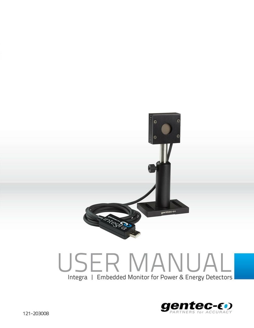 Gentec-EO INTEGRA Series user manual
