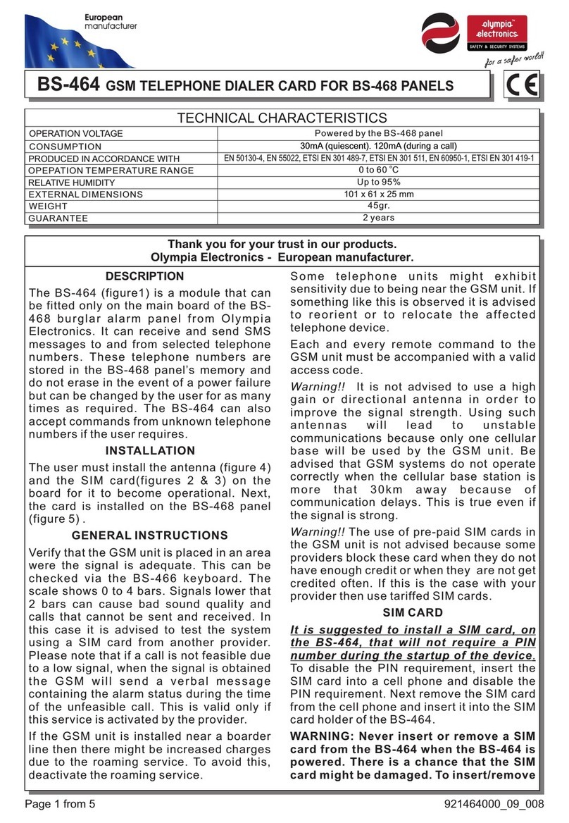 olympia electronics BS-464 manual