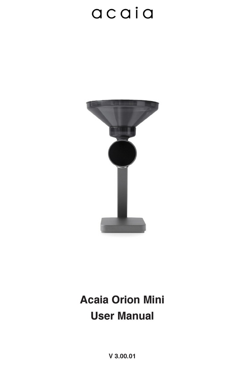 acaia Orion Mini Bean Doser User manual