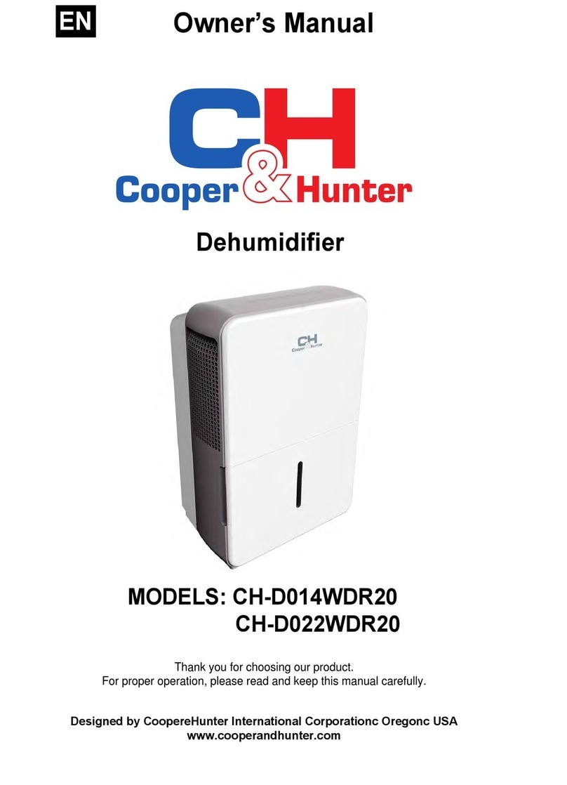 Cooper & Hunter CH-D014WDR20 User manual