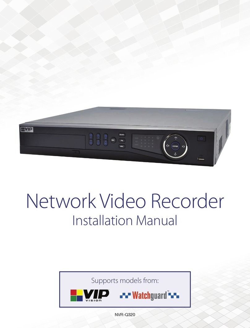 VIP Watchguard NVR-Q320 installation manual