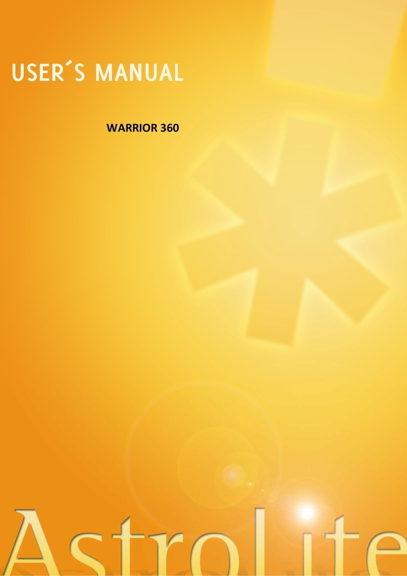 Astrolite WARRIOR 360 User manual