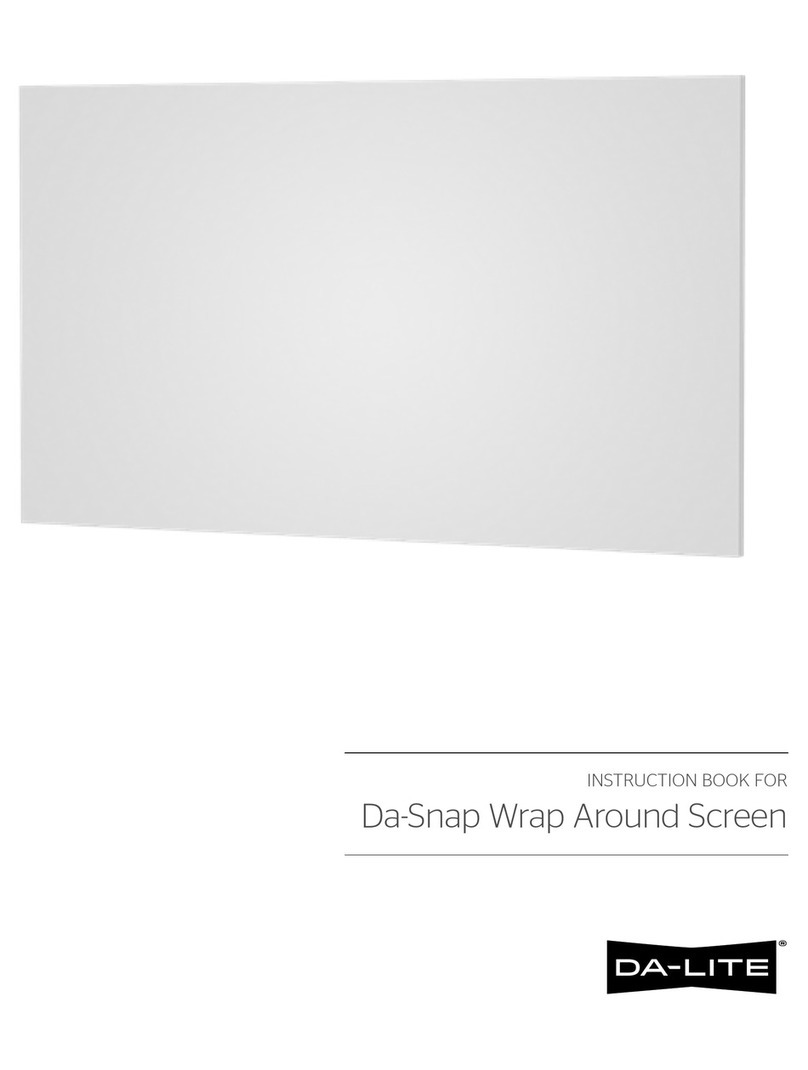 Da-Lite Da-Snap Wrap Around Screen Instruction book