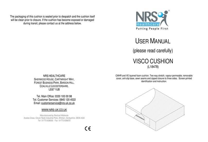 NRS Healthcare VISCO CUSHION user manual