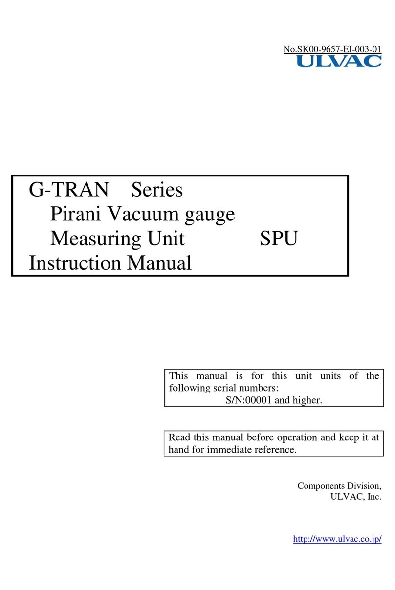 Ulvac SPU instruction manual