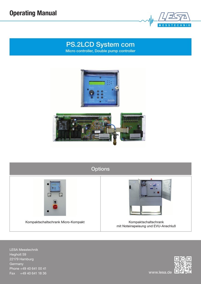 LESA Messtechnik PS.2LCD operating manual