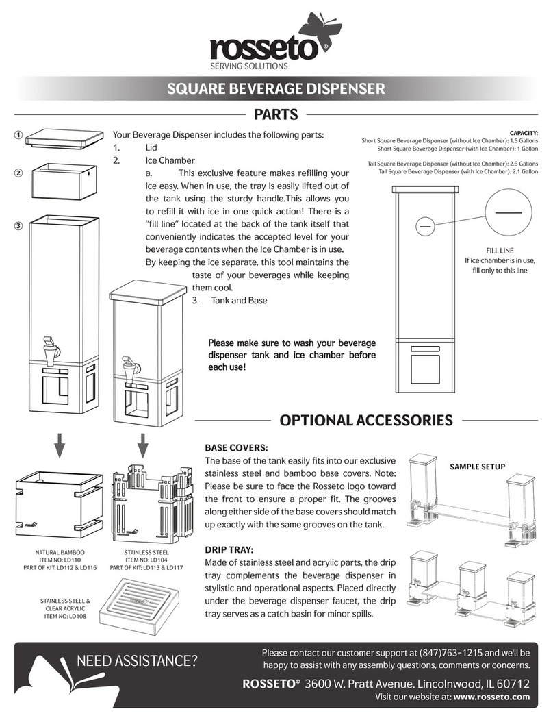 rosseto LD116 quick start guide