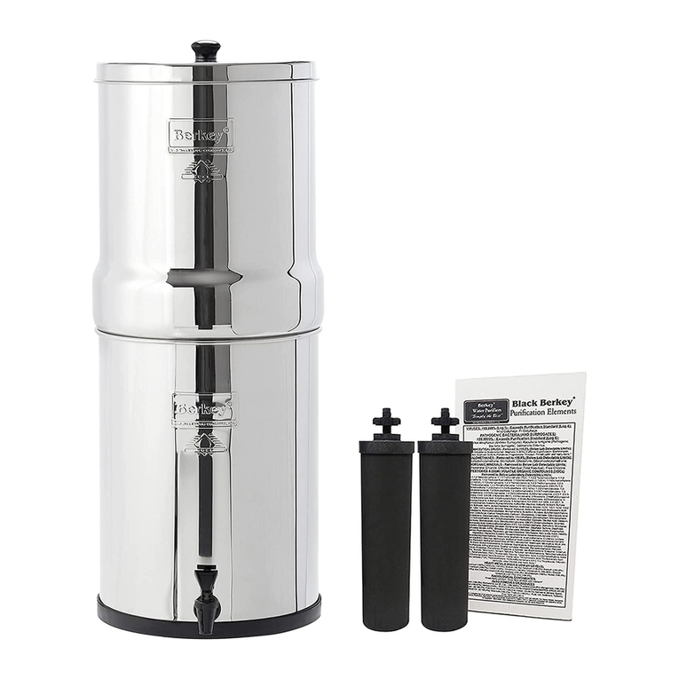 Berkey Filters Berkey Water Filter User manual