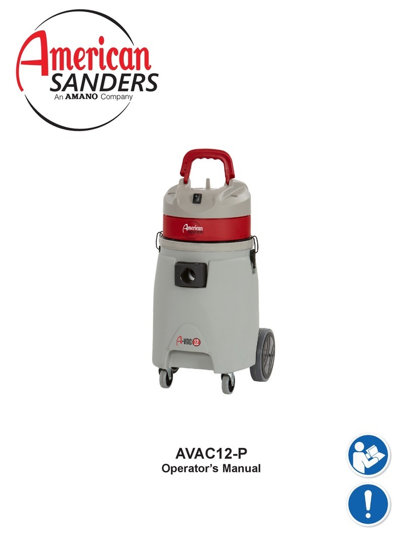 Amano American Sanders AVAC12-P Operator's manual