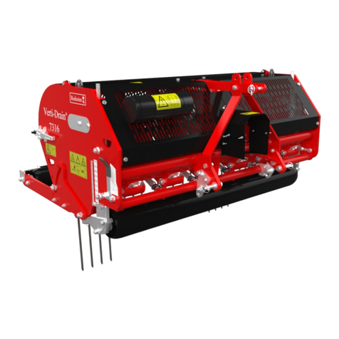 Redexim Verti-Drain 7316 Operator and parts manual