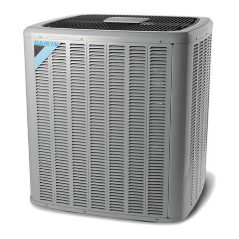 Daikin ComfortNet DX16TC Series Operating instructions