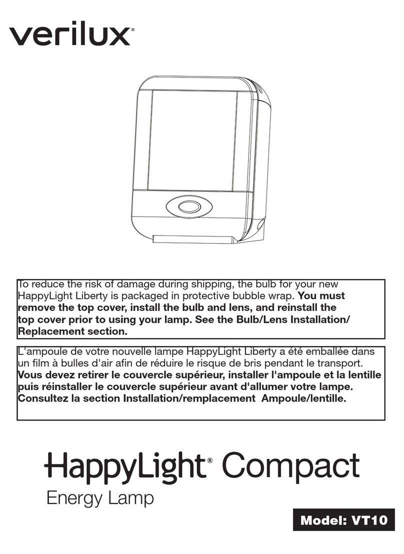 Verilux HappyLight Compact instructions