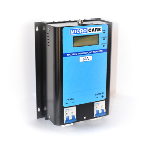 Microcare LCD MPPT 20 user manual