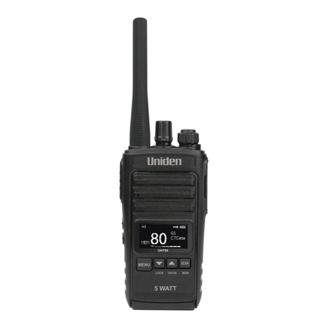 Uniden UH755 Series owner's manual