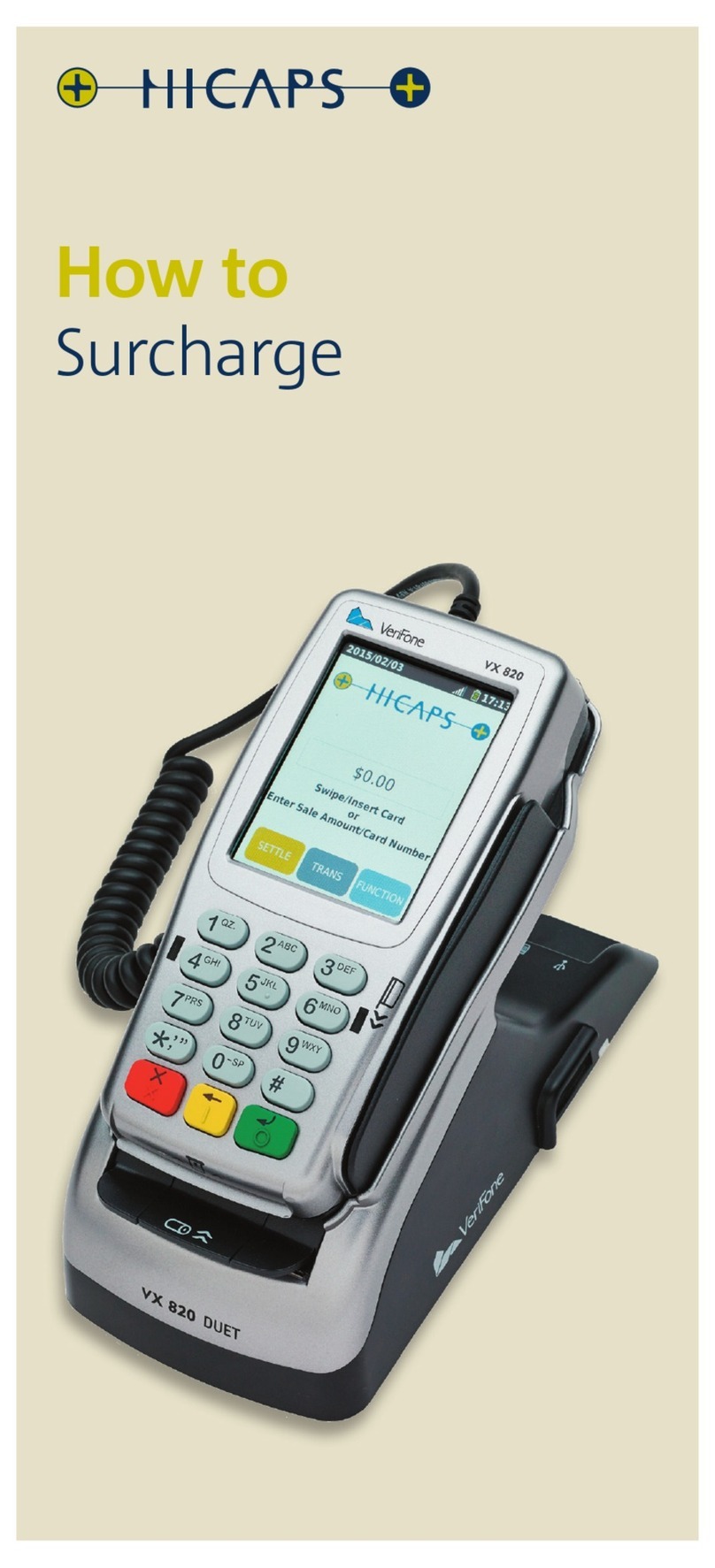 VeriFone VX 820 Duet Installation and user guide