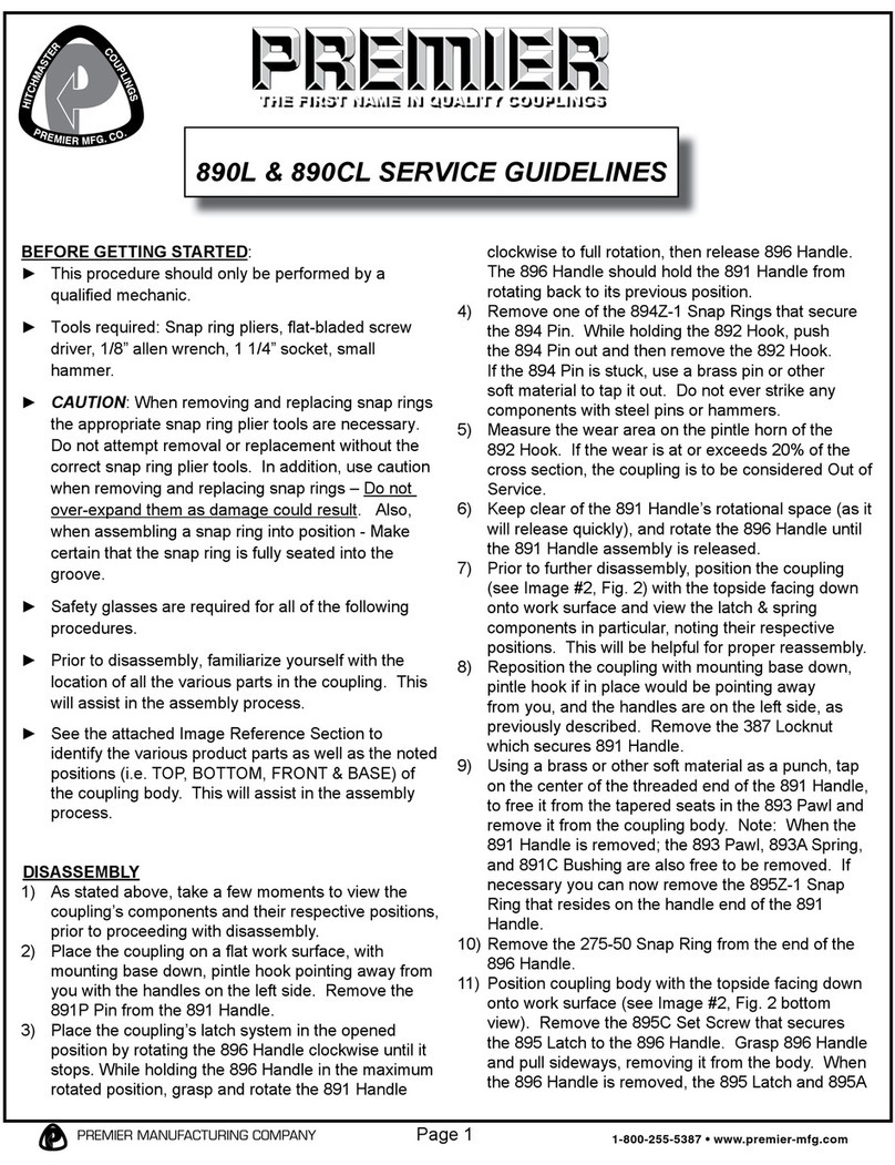 Premier 890L Instruction Manual