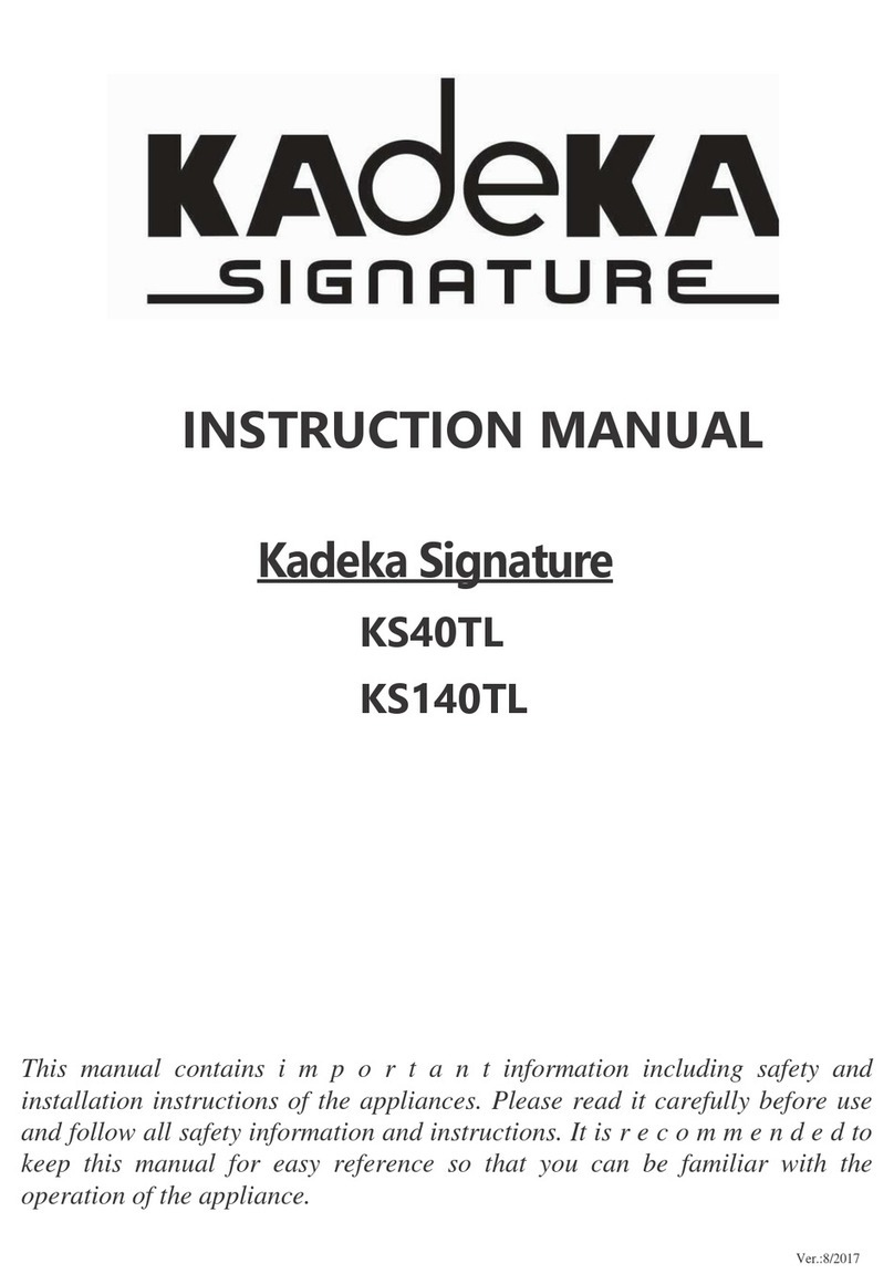 Kadeka Signature KS40TL instruction manual