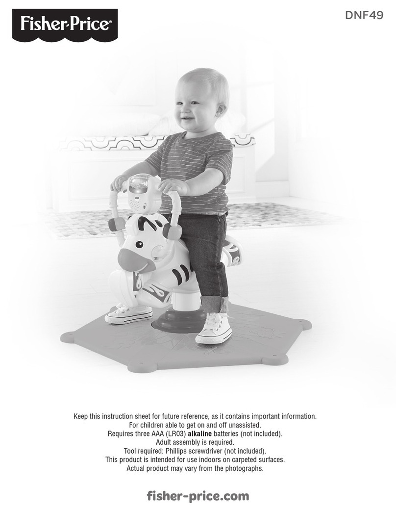 Fisher-Price Bounce & Spin Zebra instructions