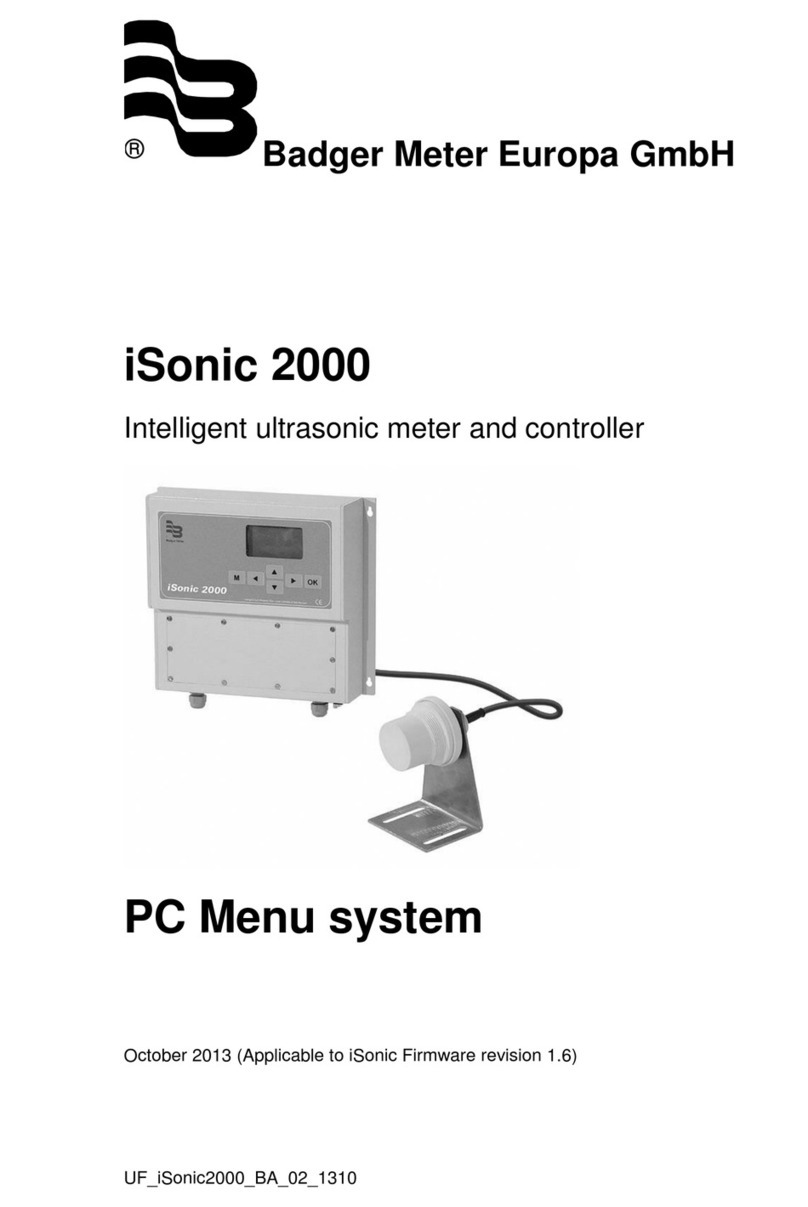Badger Meter iSonic 2000 User manual