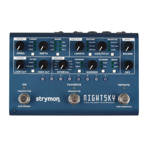 Strymon NIGHTSKY User manual