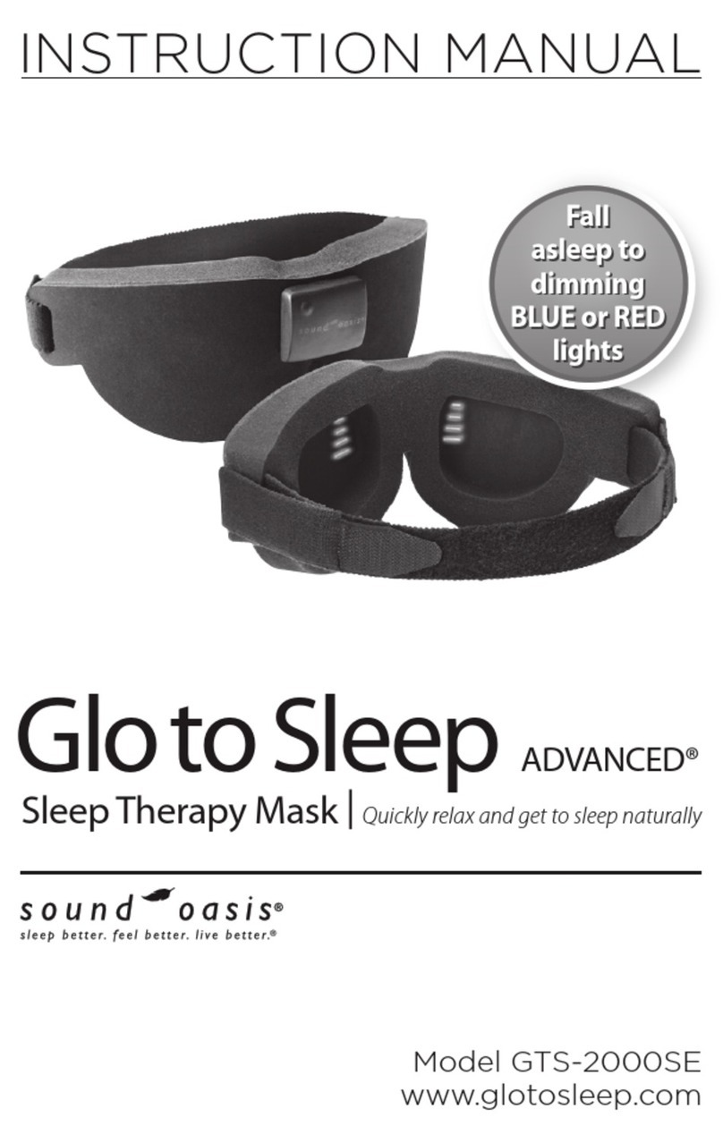 Sound Oasis Glo to Sleep ADVANCED GTS-2000SE instruction manual