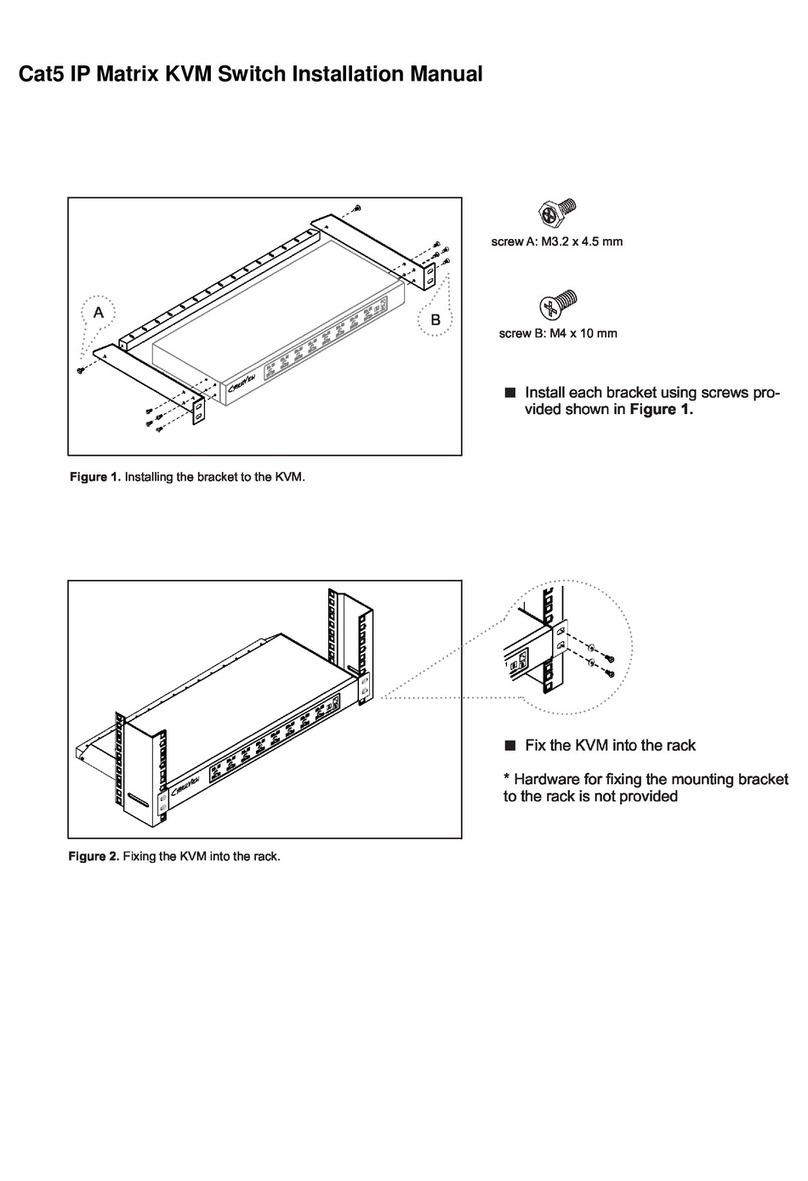 KVMSwitchTech MTX-CAT6-IP-3X16 User manual