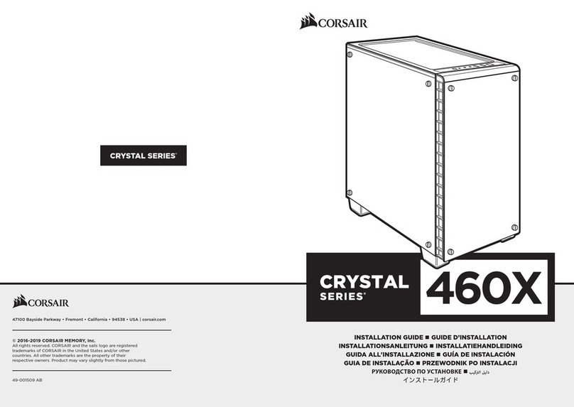 Corsair CRYSTAL Series User manual