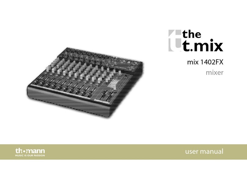 thomann t.mix mix 1402FX User manual