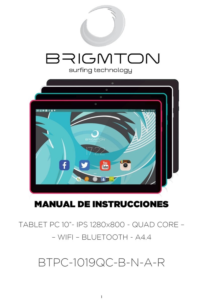 Brigmton BTPC-1019QC-B User manual