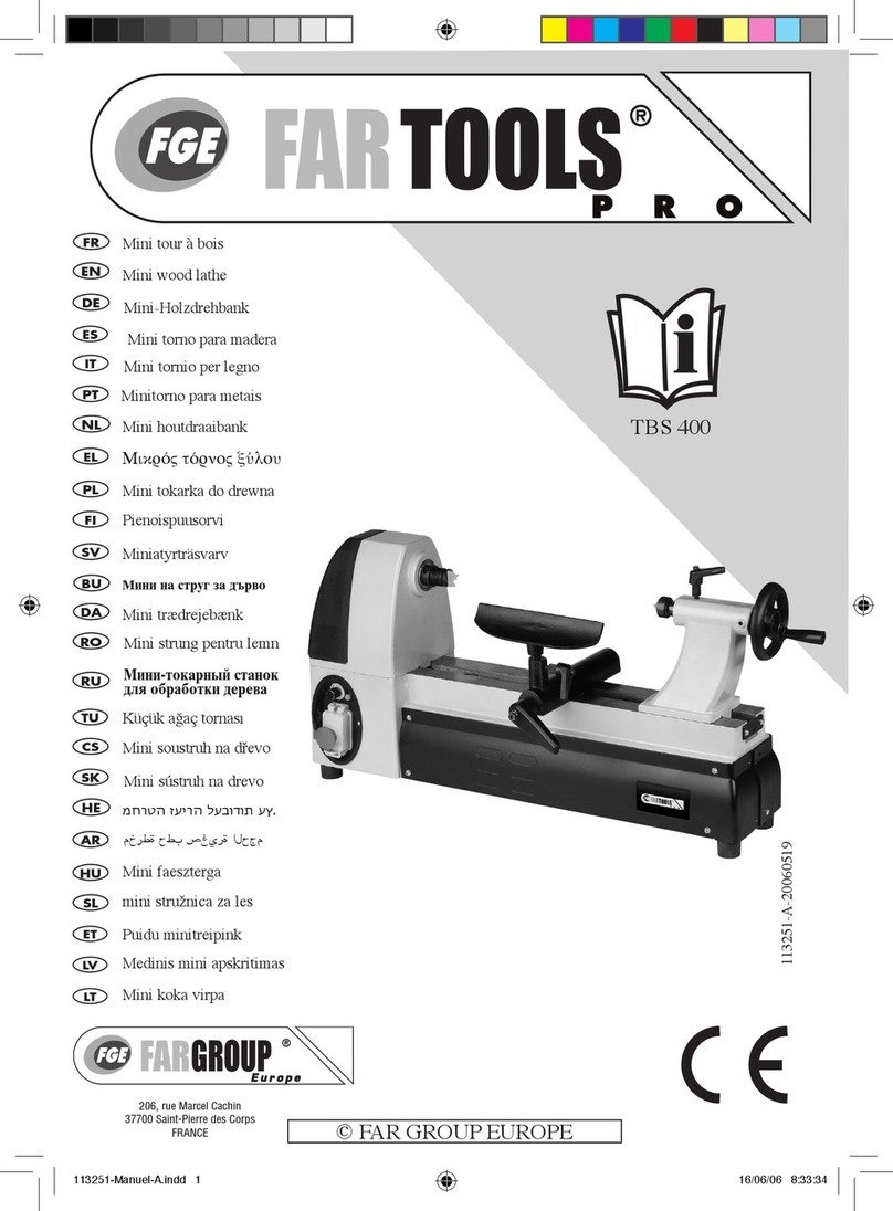 FGE Far Tools Pro TBS 400 manual