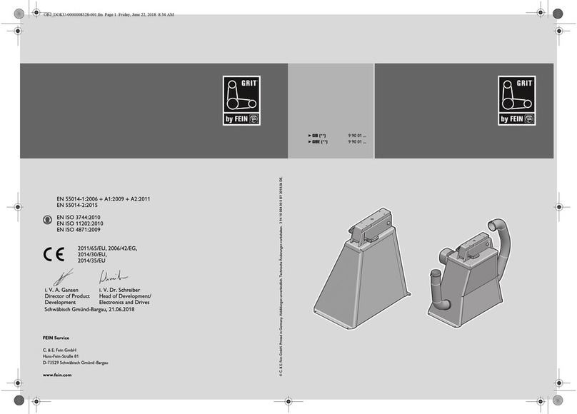 Fein GRIT GIB Series Original instructions